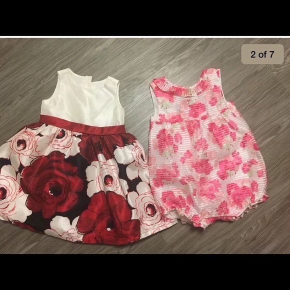 Gymboree Girls Set 2 Dresses 12-18 Month - Picture 2 of 7